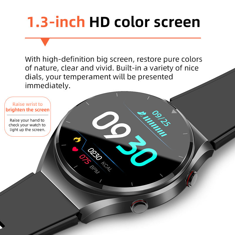 Smart Health Watch: Blood Sugar, ECG & Heart Rate Monitor