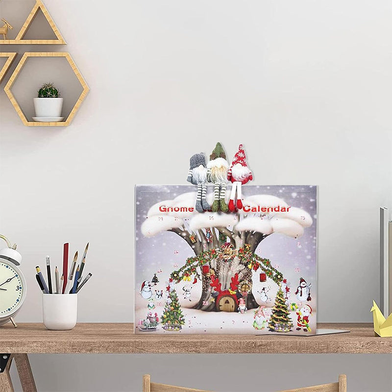 2024 Christmas Gnome Advent Calendar for Holiday Countdown