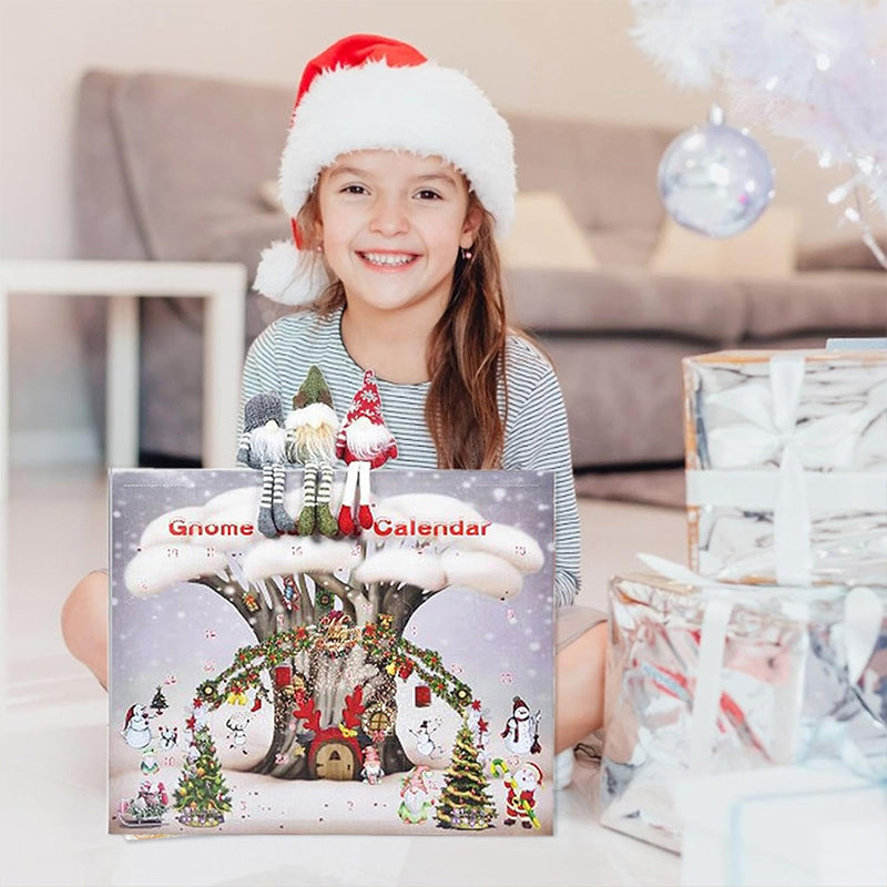 2024 Christmas Gnome Advent Calendar for Holiday Countdown