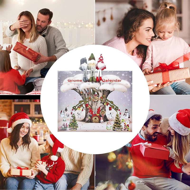 2024 Christmas Gnome Advent Calendar for Holiday Countdown