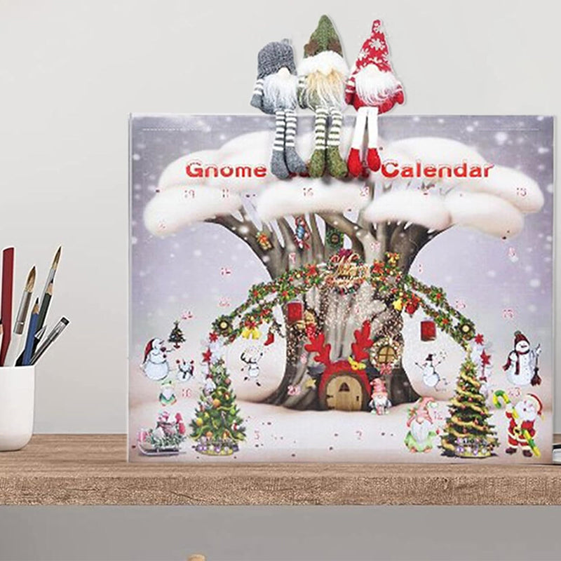 2024 Christmas Gnome Advent Calendar for Holiday Countdown