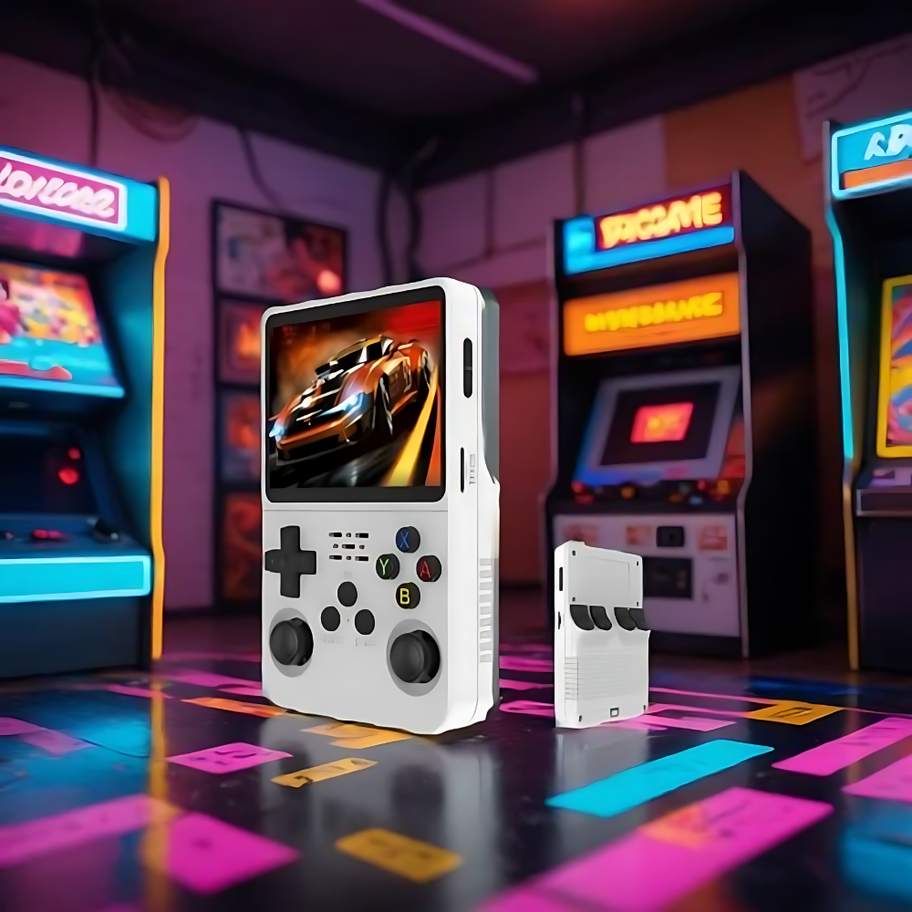 Retro Revolution Handheld Gaming Console HD Screen USB Ch...