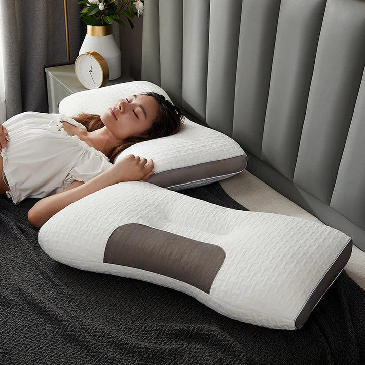 Hybrid Pillow for Comfortable Back and Side Sleep Support