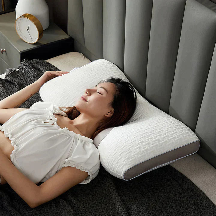 Hybrid Pillow for Comfortable Back and Side Sleep Support