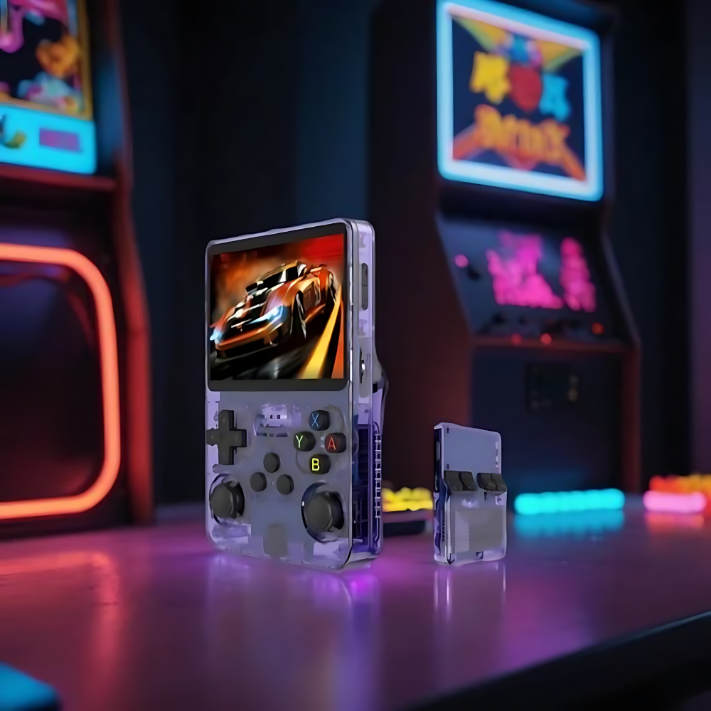 Retro Revolution Handheld Gaming Console HD Screen USB Ch...