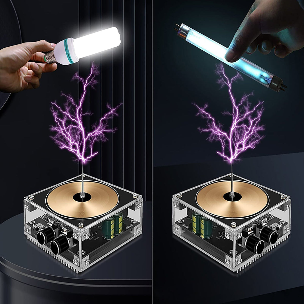 Multifunctional Tesla Plasma Lightning Bluetooth Speaker