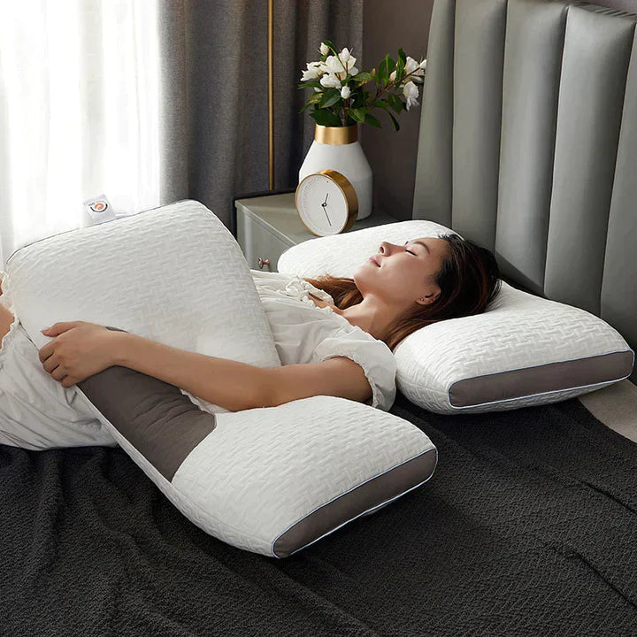 Hybrid Pillow for Comfortable Back and Side Sleep Support
