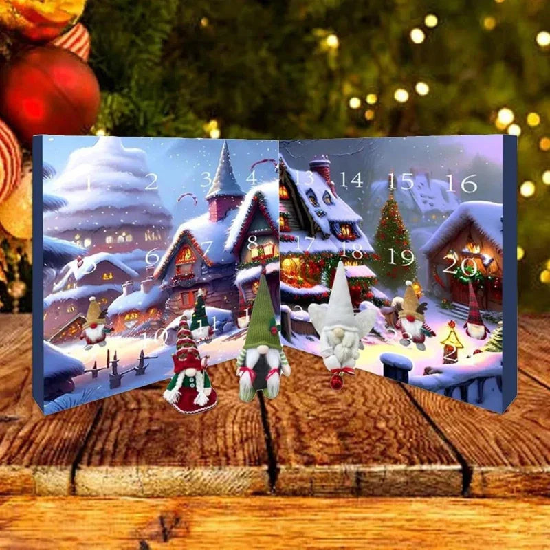 2024 Christmas Gnome Advent Calendar for Holiday Countdown