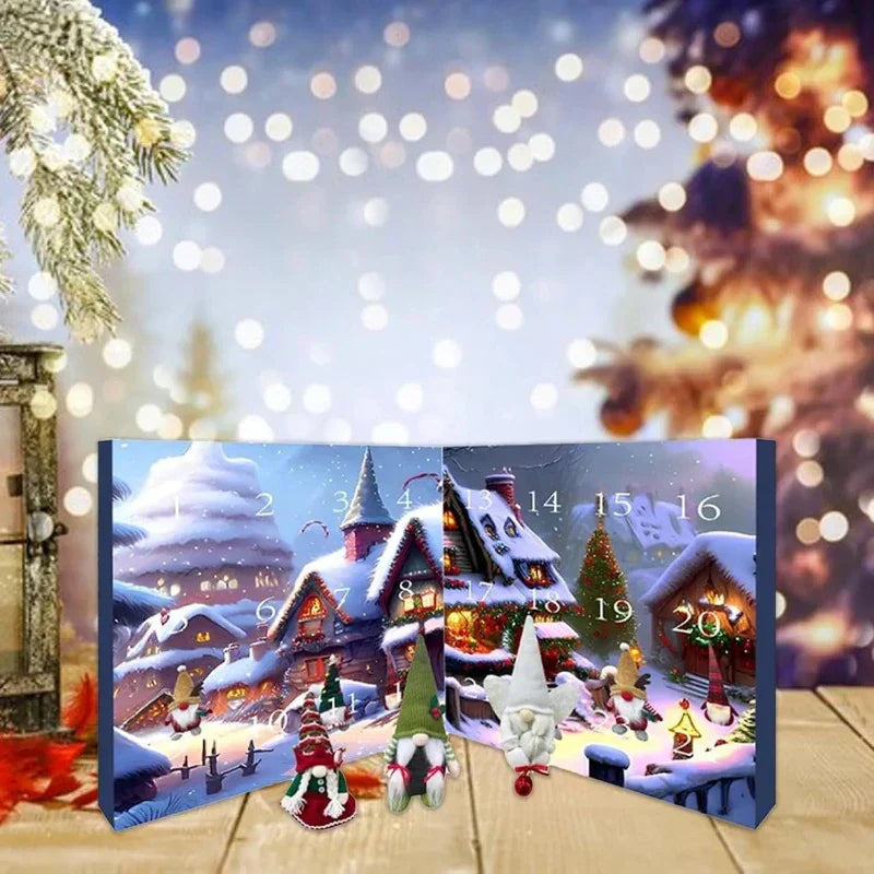 2024 Christmas Gnome Advent Calendar for Holiday Countdown