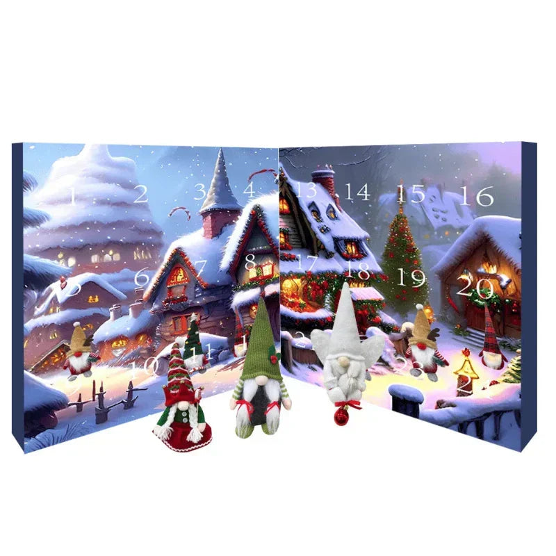 2024 Christmas Gnome Advent Calendar for Holiday Countdown