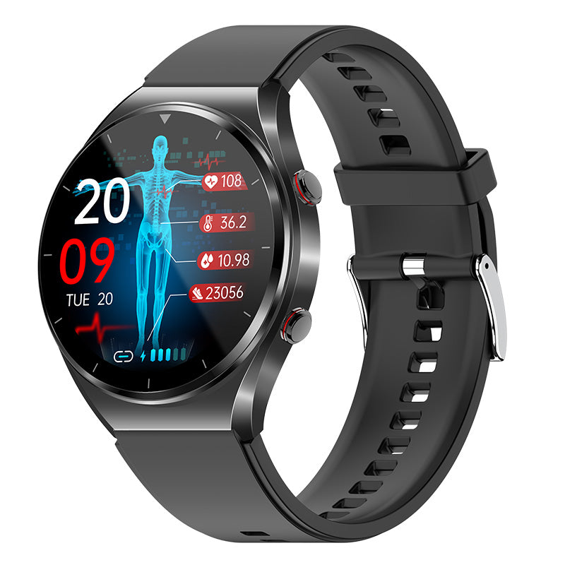 Smart Health Watch: Blood Sugar, ECG & Heart Rate Monitor
