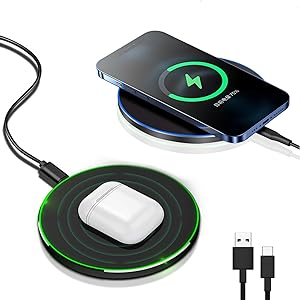 30W Fast Wireless Charging Pad for iPhone & Android Devices