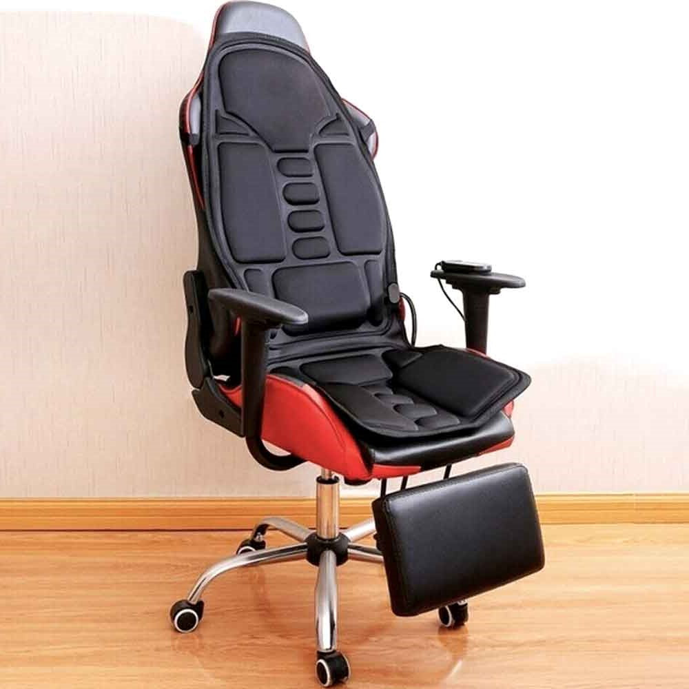 8-Mode Heated Massage Chair Pad for Full-Body Relaxation