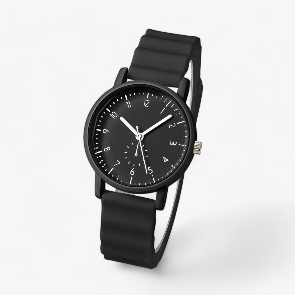 Mina Colorful Quartz Watch with Elegant Silicone Strap