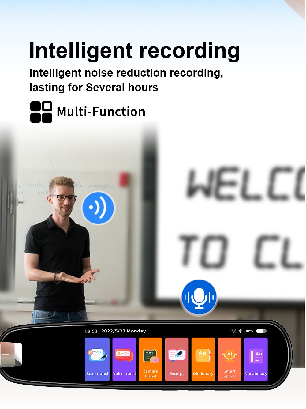 112-Language Instant Translation Pen for Text & Speech